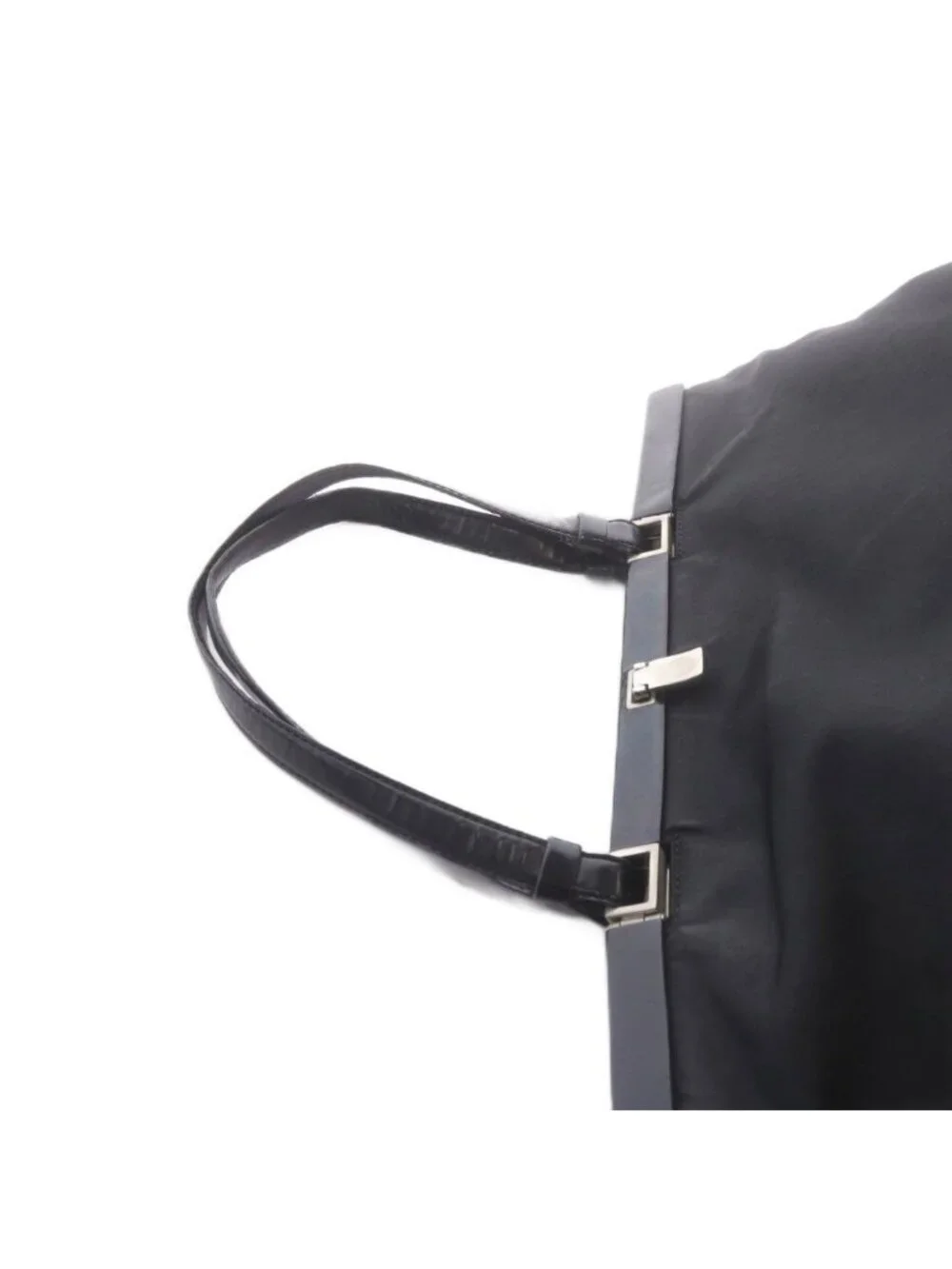 Prada Vintage Tessuto Tote Bag Nylon Black